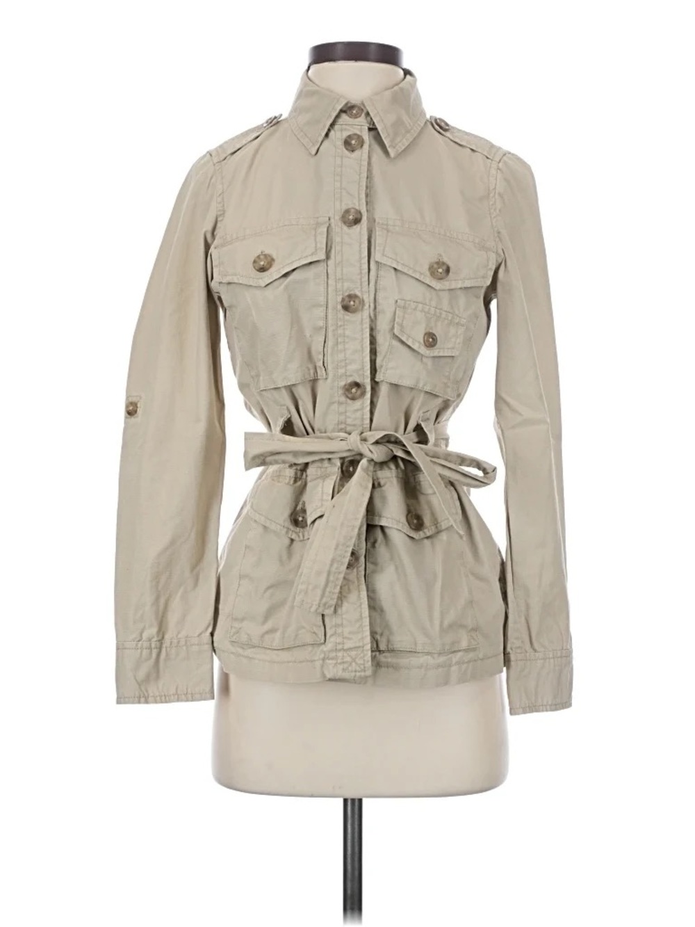 GAP Women's Utility Jacket in Beige
